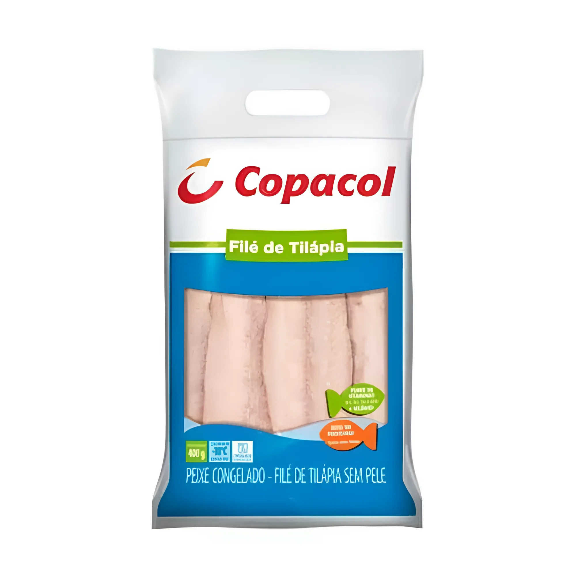 Copacol Filete de Tilapia Congelado Sin Piel 400g