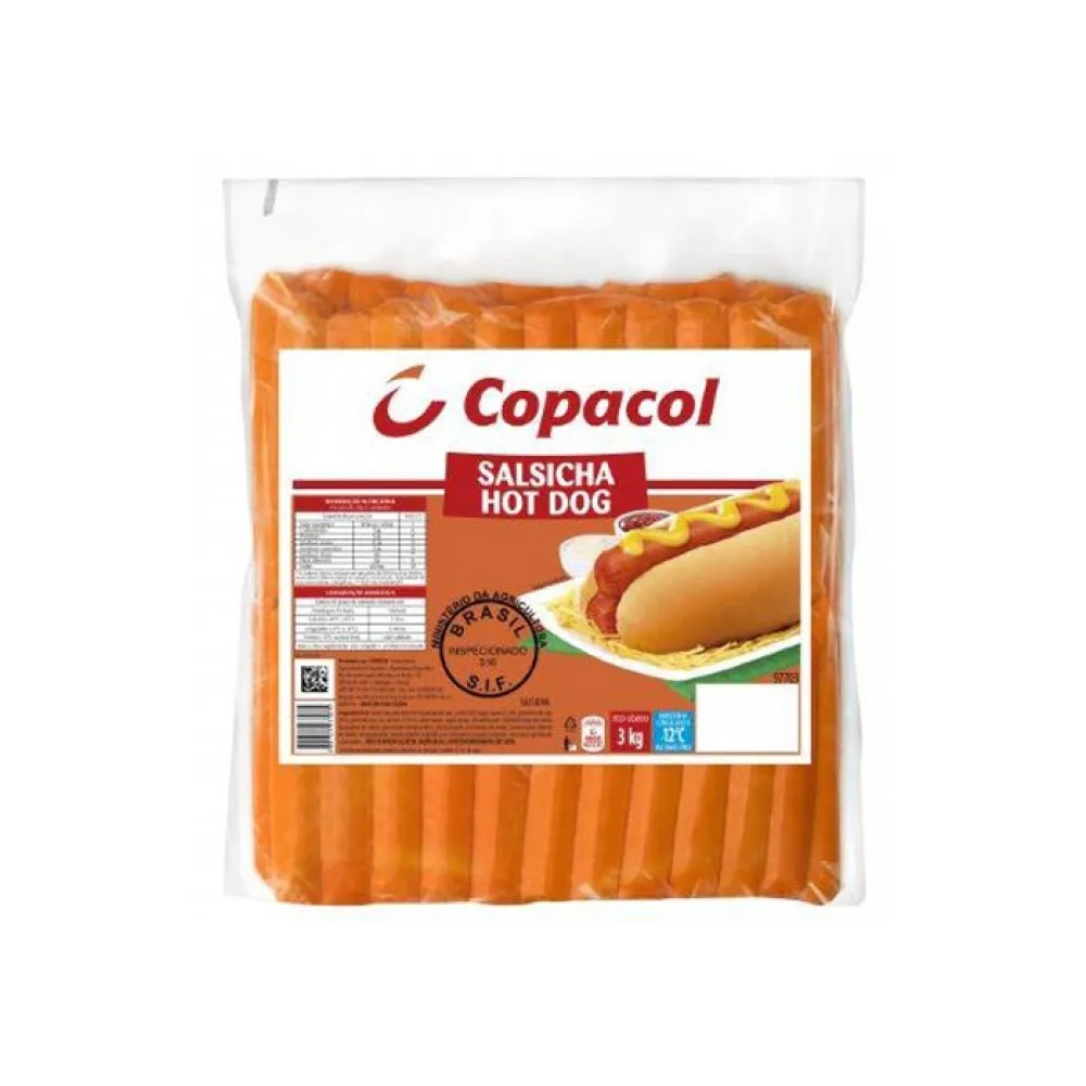 Salsicha de Hot Dog Copacol
