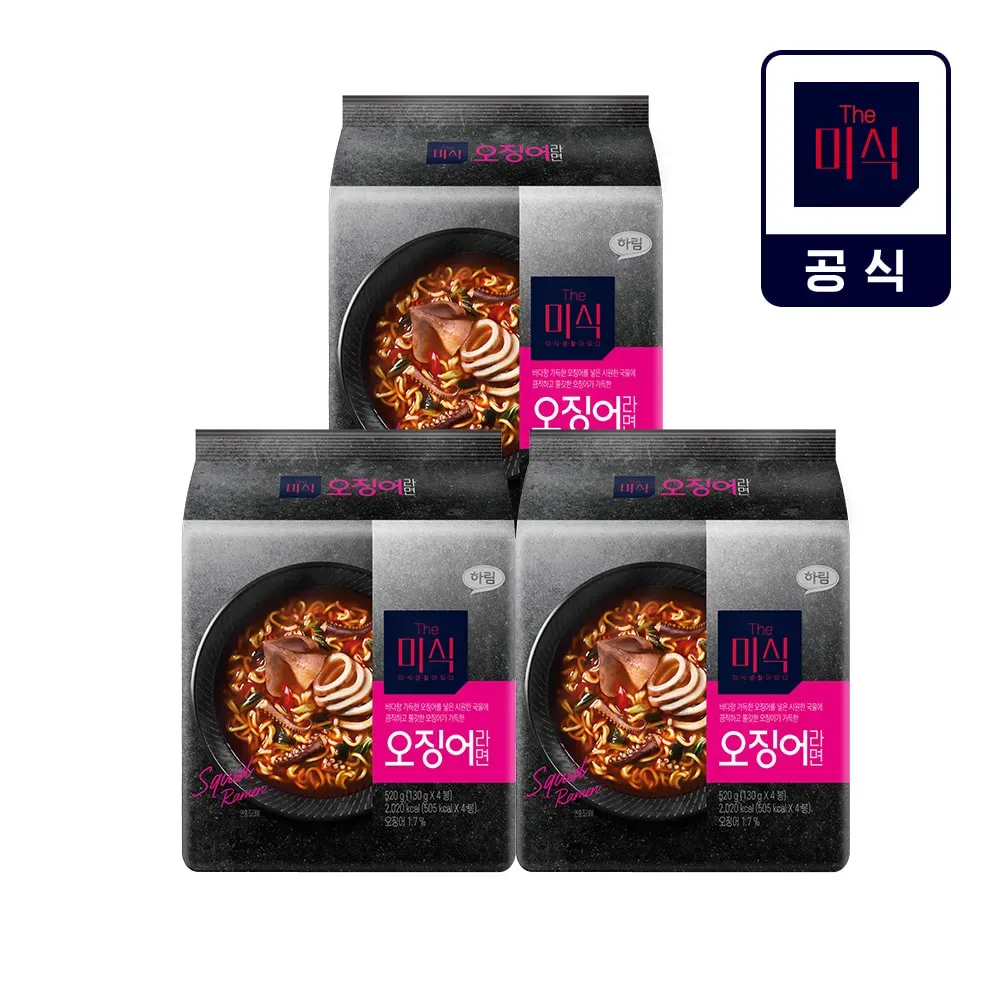 THE MISHIK – O lámen gourmet de lula (130g × 12 unidades)